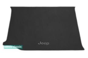 Двухслойные коврики Sotra Classic Grey для Jeep Wrangler Unlimited (mkIV)(JL)(багажник) 2019→