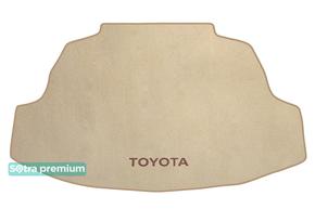 Двошарові килимки Sotra Premium Beige для Toyota Corolla (mkXII)(E210)(седан)(багажник) 2019→ - Фото 1