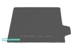 Двошарові килимки Sotra Premium Grey для Land Rover Range Rover Sport (mkII)(5 місць)(багажник) 2013-2022 - Фото 1