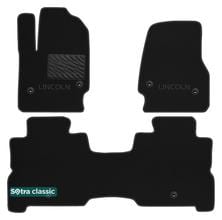 Двухслойные коврики Sotra Classic Black для Lincoln Navigator (mkIV)(1-2 ряд) 2018→