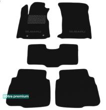 Двошарові килимки Sotra Premium Black для Subaru Legacy (mkVII) / Outback (mkVI) 2020→ - Фото 1
