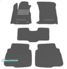 Двошарові килимки Sotra Premium Grey для Subaru Legacy (mkVII) / Outback (mkVI) 2020→ - Фото 1