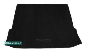 Двухслойные коврики Sotra Classic Black для Toyota Highlander (mkIV)(сложенный 3 ряд)(багажник) 2019→