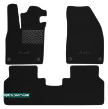 Двухслойные коврики Sotra Premium Black для Audi Q4 e-tron (mkI) 2021→