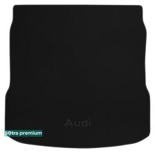 Двухслойные коврики Sotra Premium Black для Audi e-tron (mkI)(багажник) 2018→