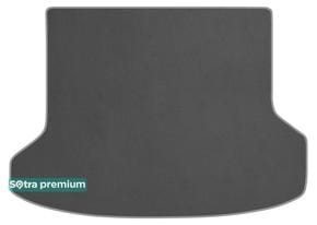 Двухслойные коврики Sotra Premium Grey для Genesis GV70 (mkI)(багажник) 2020→