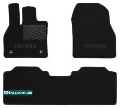 Двошарові килимки Sotra Premium Black для Toyota bZ4X (mkI) 2022→