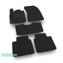 Двошарові килимки Sotra Premium Black для Mitsubishi Outlander (mkIV)(1-2 ряд) 2021→