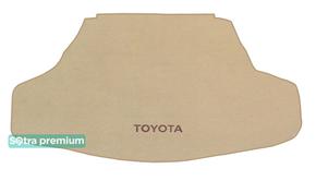 Двошарові килимки Sotra Premium Beige для Toyota Camry (mkVIII)(XV70)(багажник) 2017-2024