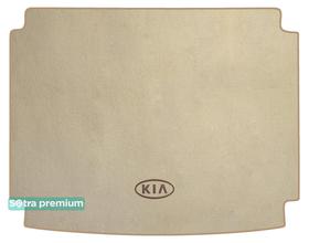 Двошарові килимки Sotra Premium Beige для Kia Niro (mkI)(багажник) 2016-2022