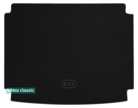 Двухслойные коврики Sotra Classic Black для Kia Niro (mkI)(багажник) 2016-2022