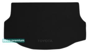 Двухслойные коврики Sotra Premium Graphite для Toyota RAV4 (mkIV)(гибрид)(багажник) 2013-2018