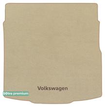 Двухслойные коврики Sotra Premium Beige для Volkswagen Passat (B8)(седан)(нижний уровень)(багажник) 2014-2022