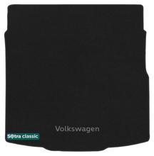 Двухслойные коврики Sotra Classic Black для Volkswagen Passat (B8)(седан)(нижний уровень)(багажник) 2014-2022