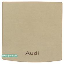 Двошарові килимки Sotra Premium Beige для Audi A4/S4/RS4 (mkIV)(B8)(універсал)(багажник) 2008-2016