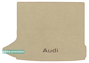 Двухслойные коврики Sotra Premium Beige для Audi Q3/RS Q3 (mkI)(верхний уровень)(без сетки)(багажник) 2011-2018