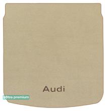 Двухслойные коврики Sotra Premium Beige для Audi A5/S5 (mkI)(лифтбэк)(багажник) 2011-2016