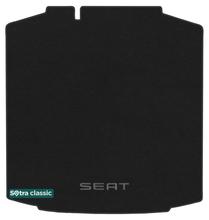 Двухслойные коврики Sotra Classic Black для Seat Toledo (mkIV)(багажник) 2012-2019