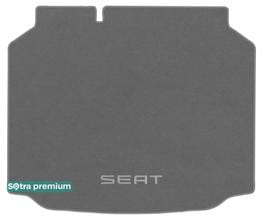 Двухслойные коврики Sotra Premium Grey для Seat Leon (mkIII)(хетчбек)(багажник) 2012-2020 - Фото 1