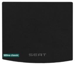 Двошарові килимки Sotra Classic 7mm Black для Seat Ateca (mkI)(без дворівневої підлоги)(верхній)(багажник) 2016→