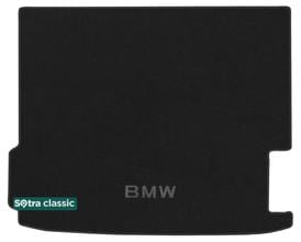 Двухслойные коврики Sotra Classic Black для BMW X4 (F26)(багажник) 2014-2017