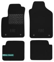 Двошарові килимки Sotra Classic 7mm Black для Fiat 500 (mkI)(4 кліпси) 2013→