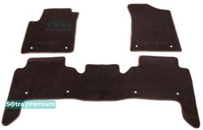 Двошарові килимки Sotra Premium Chocolate для Infiniti QX80 / QX56 (mkII)(Z62)(1-2 ряд) 2010→