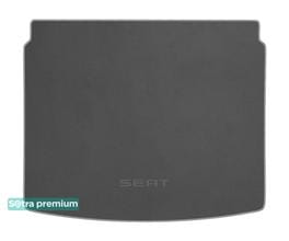 Двошарові килимки Sotra Premium Grey для Seat Ateca (mkI)(з дворівневою підлогою)(верхнє положення)(багажник) 2016→