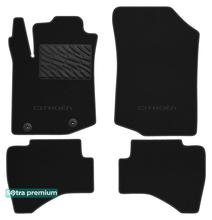 Двошарові килимки Sotra Premium Black для Citroen C1 (mkII) 2014-2022