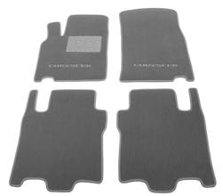 Двухслойные коврики Sotra Premium Grey для Chrysler Pacifica (mkI)(1-2 ряд) 2004-2008