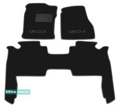 Двошарові килимки Sotra Classic 7mm Black для Lincoln Navigator (mkII)(1-2 ряд) 2003-2006