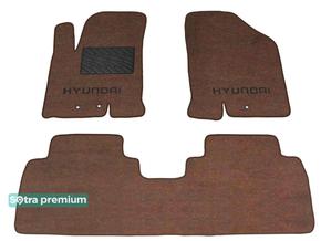 Двухслойные коврики Sotra Premium Chocolate для Hyundai ix20 (mkI) 2010-2018