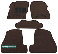 Двухслойные коврики Sotra Premium Chocolate для Ford Focus (mkIII) 2010-2014 (USA)