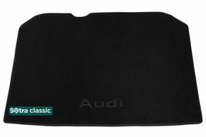 Двухслойные коврики Sotra Classic Black для Audi Q3/RS Q3 (mkI)(без сетчатого органайзера)(багажник) 2011-2018