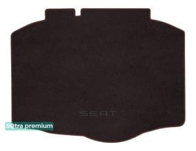 Двошарові килимки Sotra Premium Chocolate для Seat Ibiza (mkV)(хетчбек)(не TGI)(багажник) 2017→