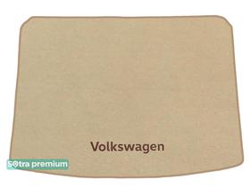 Двухслойные коврики Sotra Premium Beige для Volkswagen Tiguan (mkII)(без двухуровневого пола)(без запаски)(багажник) 2016→