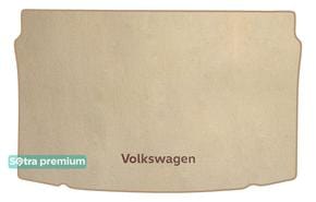 Двухслойные коврики Sotra Premium Beige для Volkswagen Polo (mkVI)(хетчбэк)(багажник) 2017→