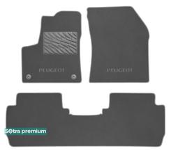 Двухслойные коврики Sotra Premium Grey для Peugeot 5008 (mkII) 2017→ - Фото 1