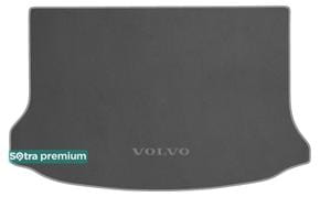 Двухслойные коврики Sotra Premium Grey для Volvo V40 (mkII)(D2,D3,D4) 2012-2018; (T2,T3,T4) 2012-2019 (нижний уровень)(багажник)