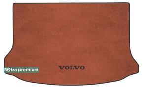 Двухслойные коврики Sotra Premium Terracot для Volvo V40 (mkII)(D2,D3,D4) 2012-2018; (T2,T3,T4) 2012-2019 (нижний уровень)(багажник)