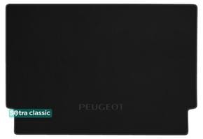Двошарові килимки Sotra Classic 7mm Black для Peugeot 5008 (mkI)(сложенным 3 ряд или без него)(багажник) 2009-2016