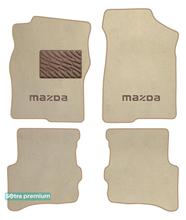 Двошарові килимки Sotra Premium Beige для Mazda 323F (mkVI)(BG) 1989-1994 - Фото 1