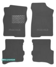 Двошарові килимки Sotra Premium Grey для Mazda 323F (mkVI)(BG) 1989-1994 - Фото 1