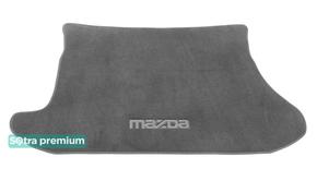 Двошарові килимки Sotra Premium Grey для Mazda 323F (mkVI)(BG)(багажник) 1989-1994 - Фото 1