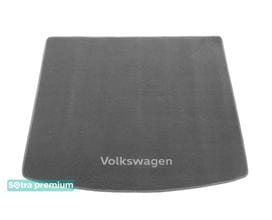 Двухслойные коврики Sotra Premium Grey для Volkswagen Touareg (mkII)(багажник) 2010-2018