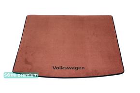 Двошарові килимки Sotra Premium Terracotta для Volkswagen Touareg (mkII)(багажник) 2010-2018 - Фото 1