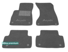 Двухслойные коврики Sotra Premium Grey для Audi A4/S4/RS4 (mkV)(B9) 2015-2023 - Фото 1