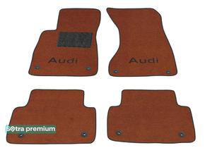 Двошарові килимки Sotra Premium Terracotta для Audi A4/S4/RS4 (mkV)(B9) 2015-2023 - Фото 1