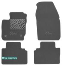 Двухслойные коврики Sotra Premium Grey для Ford Tourneo Courier (mkI) 2014-2023