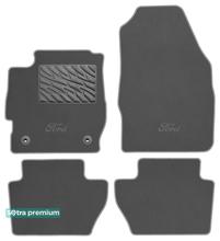 Двухслойные коврики Sotra Premium Grey для Ford Ka (mkIII) 2014-2021 - Фото 1
